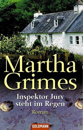Grimes, Inspektor Jury steht im Regen.